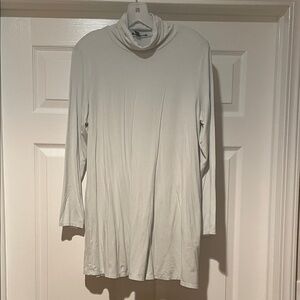 Eileen Fisher Light Green Turtleneck Tunic